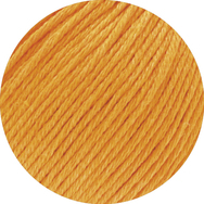 *Lana Grossa SOFT COTTON Farbe 019 Orange* Auslauffarbe