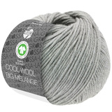 Cool Wool Big Mélange GOTS  Farbe 222 Hellgrau meliert