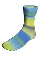 SUPER SOXX COLOR  Lang Yarns Sockenwolle 4-fädig Farbe 901.0314 Grün Gelb