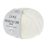 MERINO 200 Bebe Lang Yarns Farbe 71.0301 Weiß