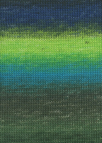 MERINO + Color Lang Yarns Farbe 926.0204 SCHWARZ  GRÜN  BLAU