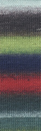 MERINO 120 Degradé Lang Yarns Farbe 37.0011  MINT/BORDEAUX/BLAU
