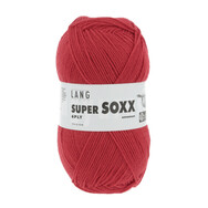 SUPER SOXX UNI Lang Yarns Sockenwolle 6-fädig Farbe 907.0060 ROT