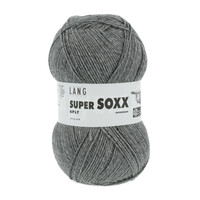 SUPER SOXX UNI Lang Yarns Sockenwolle 6-fädig Farbe 907.0005 DUNKELGRAU MÉLANGE