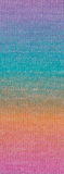 Gomitolo Versione Farbe 427 Lachs Flieder Lavendel Türkis
