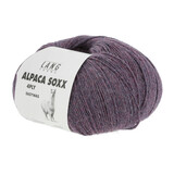 ALPACA  SOXX  Lang Yarns Sockenwolle 4-fädig Farbe 1062.0047 Violett Melange