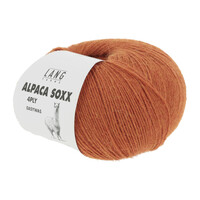 ALPACA  SOXX  Lang Yarns Sockenwolle 4-fädig Farbe 1062.0059 Orange