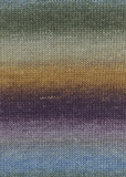 MERINO + Color Lang Yarns Farbe 926.0206 GELB GRAU BLAU