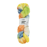 ALPACA SOXX  Hand Dyed Lang Yarns Sockenwolle 4-fädig Farbe 1132.0003 Gelb-orange