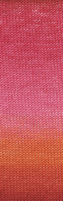 MERINO 120 Degradé Lang Yarns Farbe 37.0016 Rosa Orange Rot