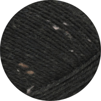 Meilenweit 100 g Tweed Farbe 126 Schwarz