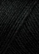 JAWOLL Superwash Sockenwolle Uni Farbe 83.004 Schwarz