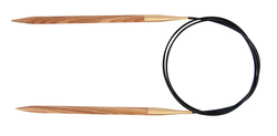 Rundstricknadel  DESIGN Holz SIGNAL Stärke 4,5 Seillänge 80 cm